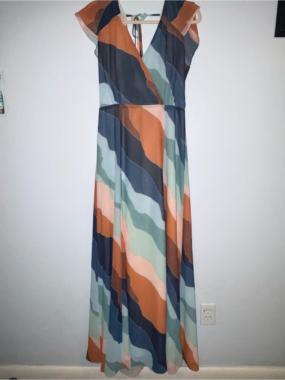 Hutch Rumi Tie Back Maxi (also known as the Hutch Rumi Ruffle Halter Maxi Dress